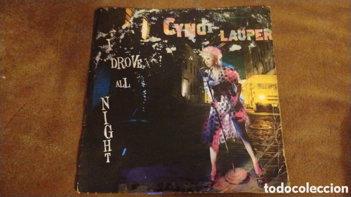 Discos de vinilo: CYNDI LAUPER-A DROVE ALL NIGHT-SINGLE-EPIC/HOLLAND-KSA