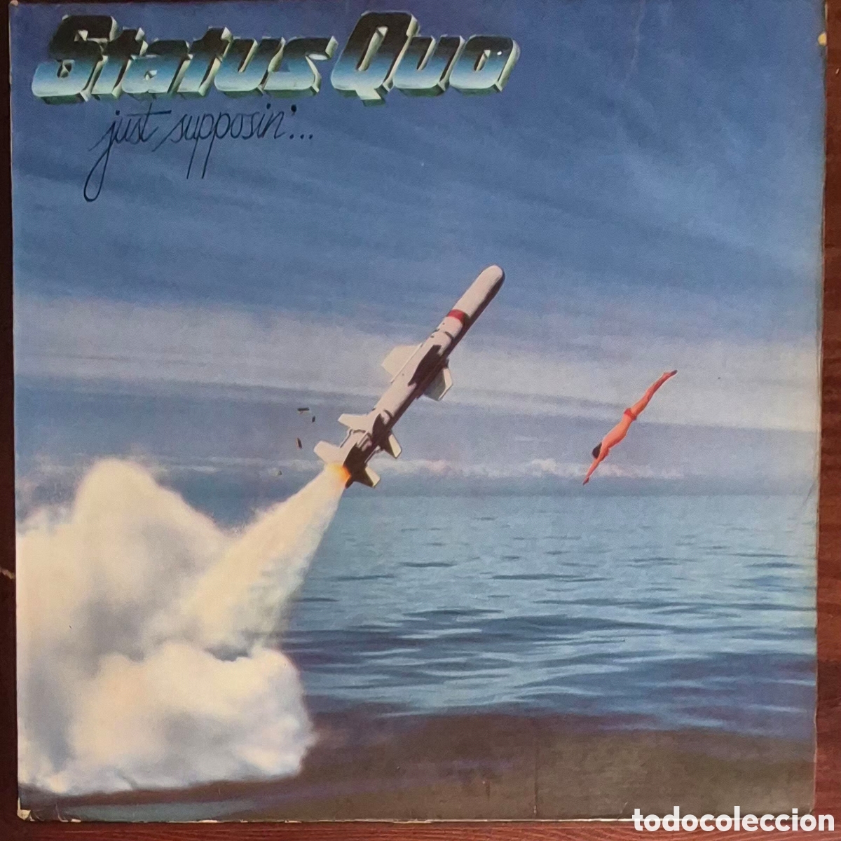 Discos de vinilo: LP - STATUS QUO - JUST SUPPOSIN'... - 1980 ESPA&Ntilde;A