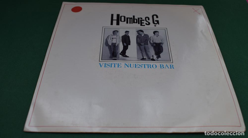 Discos de vinilo: HOMBRES G &ndash; Visite Nuestro Bar - SINGLE 1986