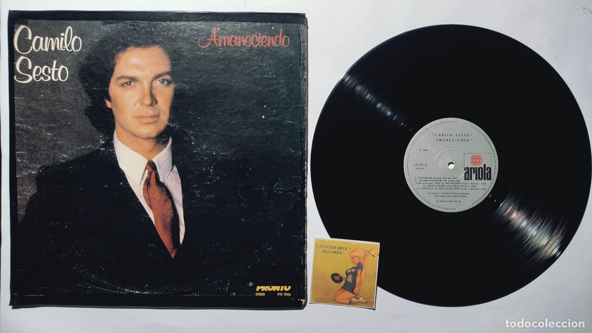 Discos de vinilo: CAMILO SESTO AMANECIENDO LP 1980 VINILO IMPORTADO (VER FOTOS Y DESCRIPCION)