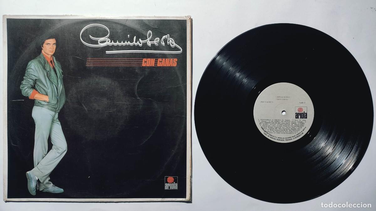Discos de vinilo: CAMILO SESTO CON GANAS LP 1982 VINILO IMPORTADO DE COLOMBIA