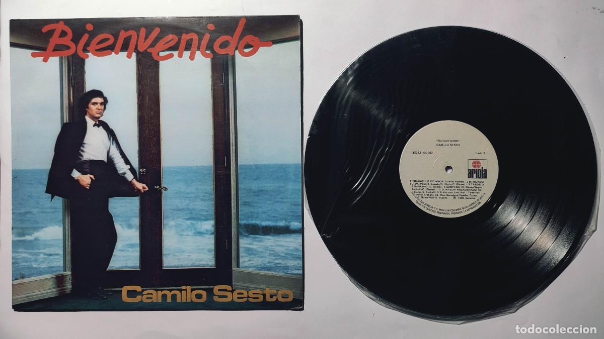 Discos de vinilo: CAMILO SESTO BIENVENIDO LP 1985 VINILO IMPORTADO DE COLOMBIA
