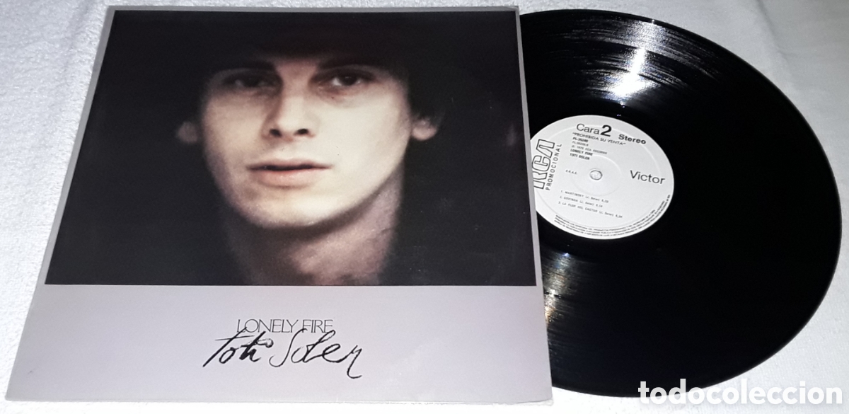 Discos de vinilo: LP - TOTI SOLER - LONELY FIRE - EDICI&Oacute;N PROMOCIONAL - Con RAFAEL Y RAIMUNDO AMADOR
