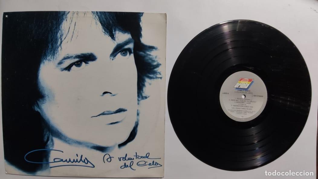 Discos de vinilo: CAMILO SESTO A VOLUNTAD DEL CIELO LP 1991 VINILO COLOMBIANO CON ENCARTE
