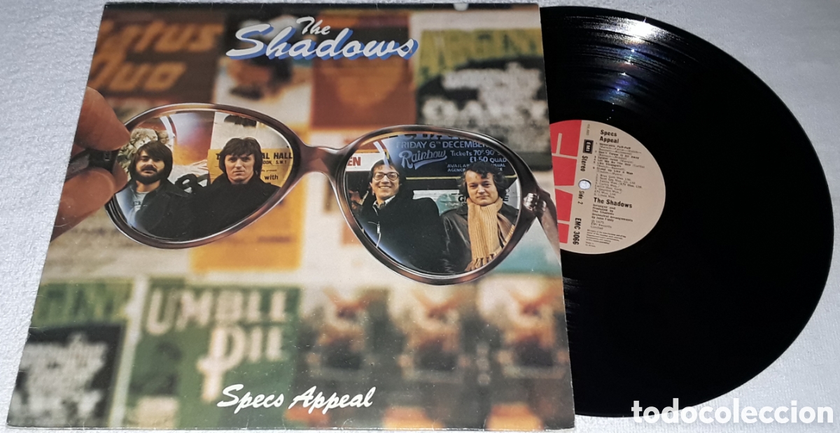Discos de vinilo: LP - THE SHADOWS - SPECS APPEAL - 1&deg; EDICI&Oacute;N MADE IN UK 1975