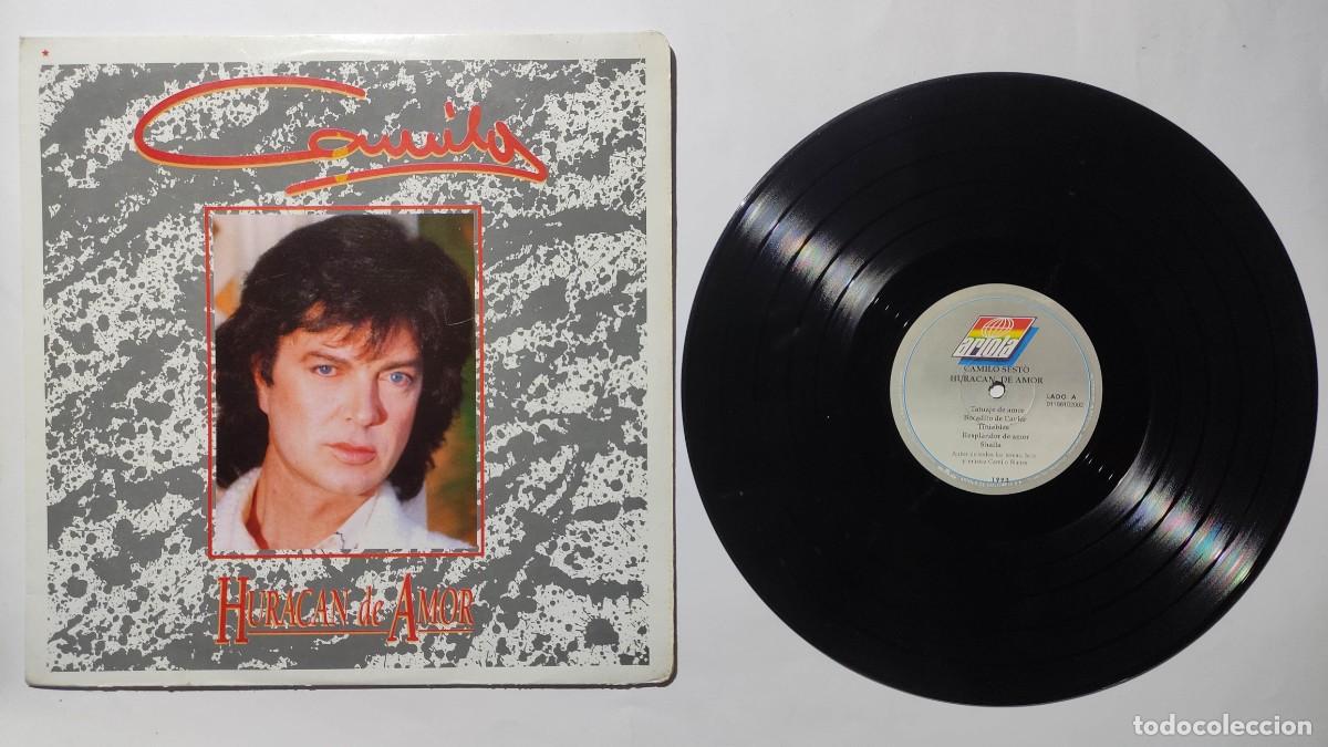Discos de vinilo: CAMILO SESTO HURACAN DE AMOR LP 1992 VINILO COLOMBIANO