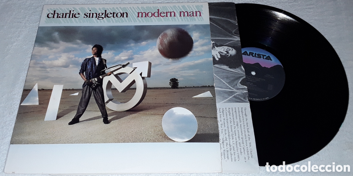 Discos de vinilo: LP - CHARLIE SINGLETON - MODERN MAN - 1&deg; EDICI&Oacute;N MADE IN USA 1985