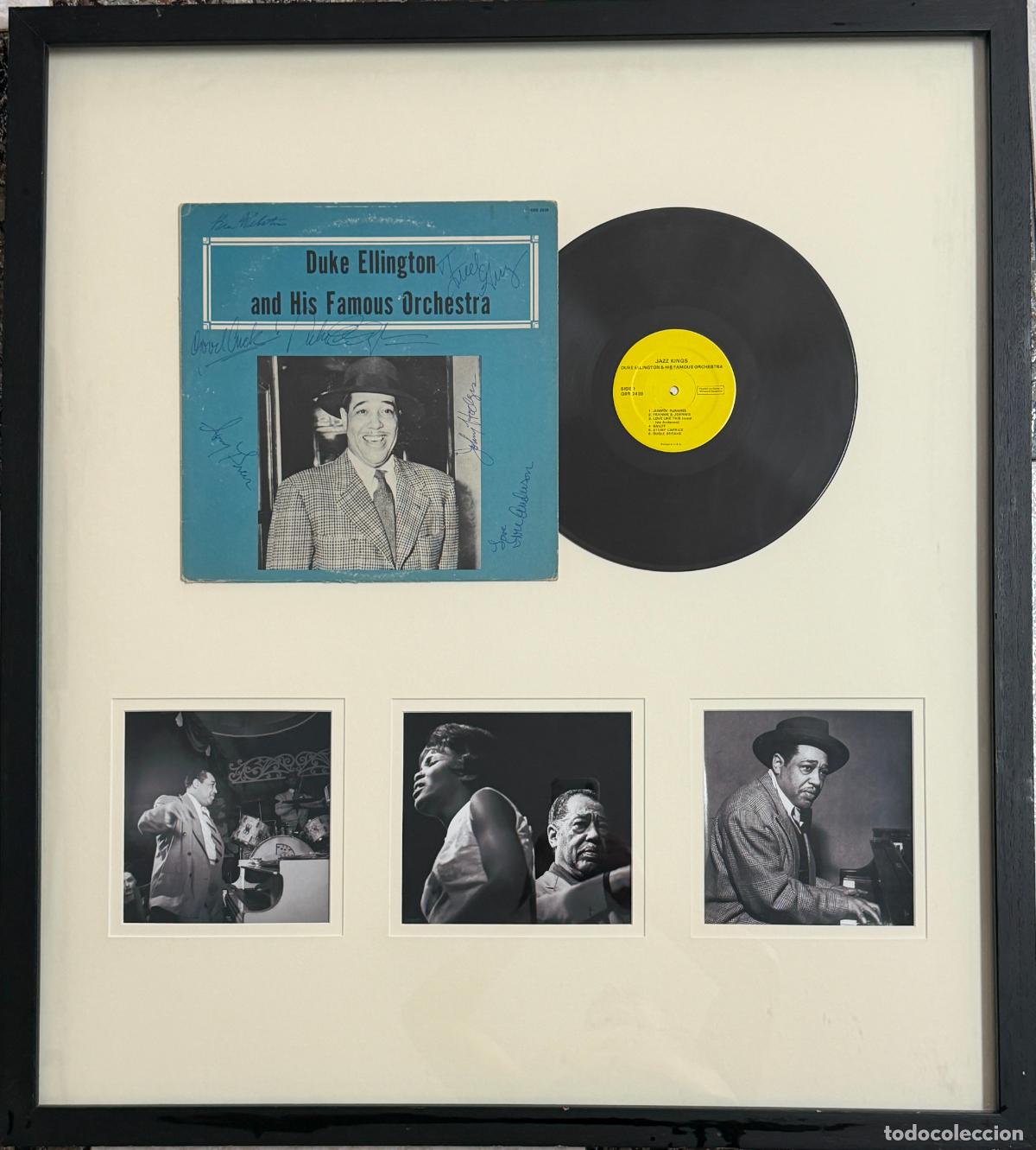 Discos de vinilo: Duke Ellington and his famous Orchestra , QSR 2439 , LP firmado , signed .R773