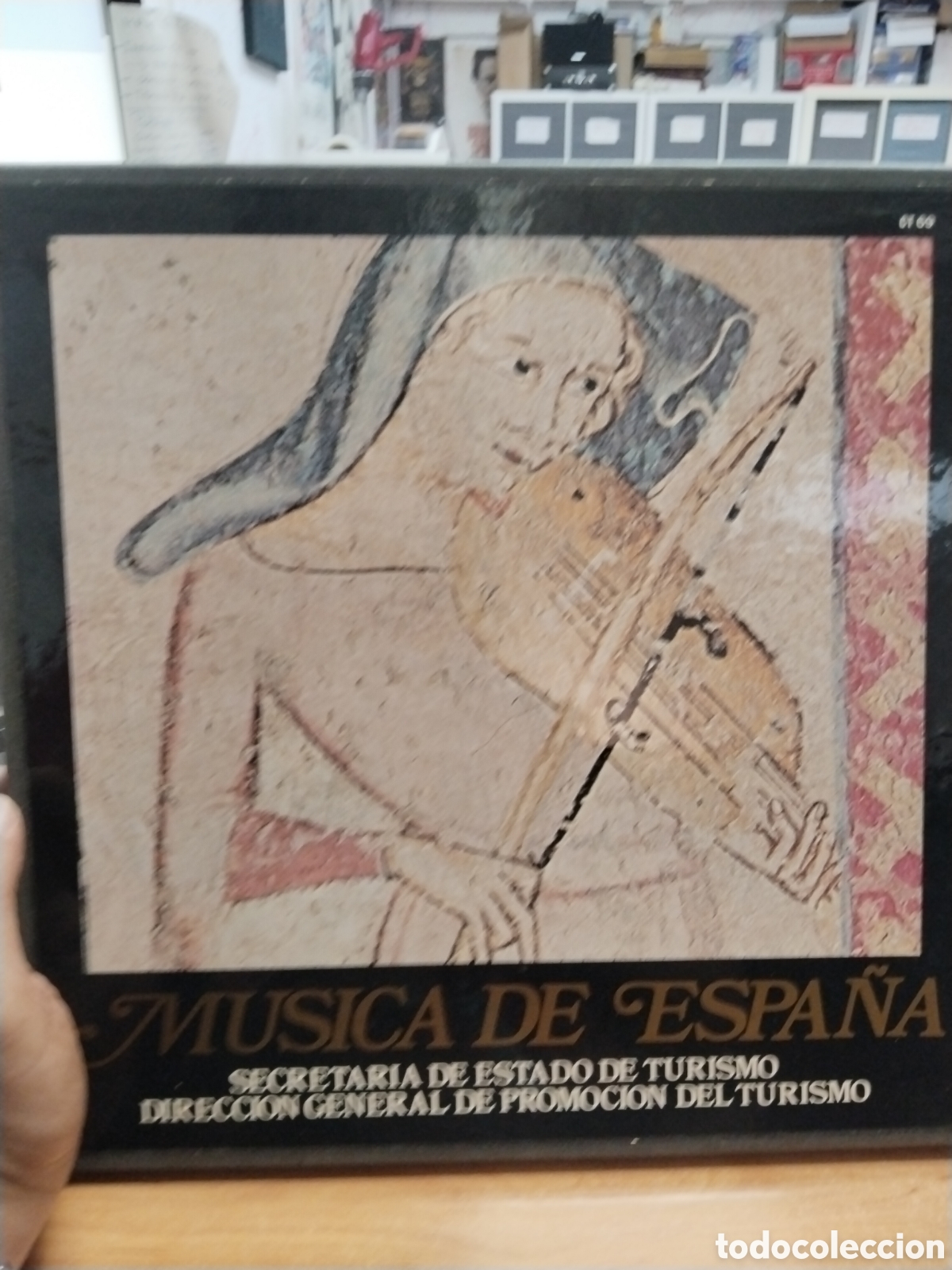 Discos de vinilo: M&uacute;sica de Espa&ntilde;a secretar&iacute;a de estado de turismo direcci&oacute;n general de la promoci&oacute;n de turismo 3 lps
