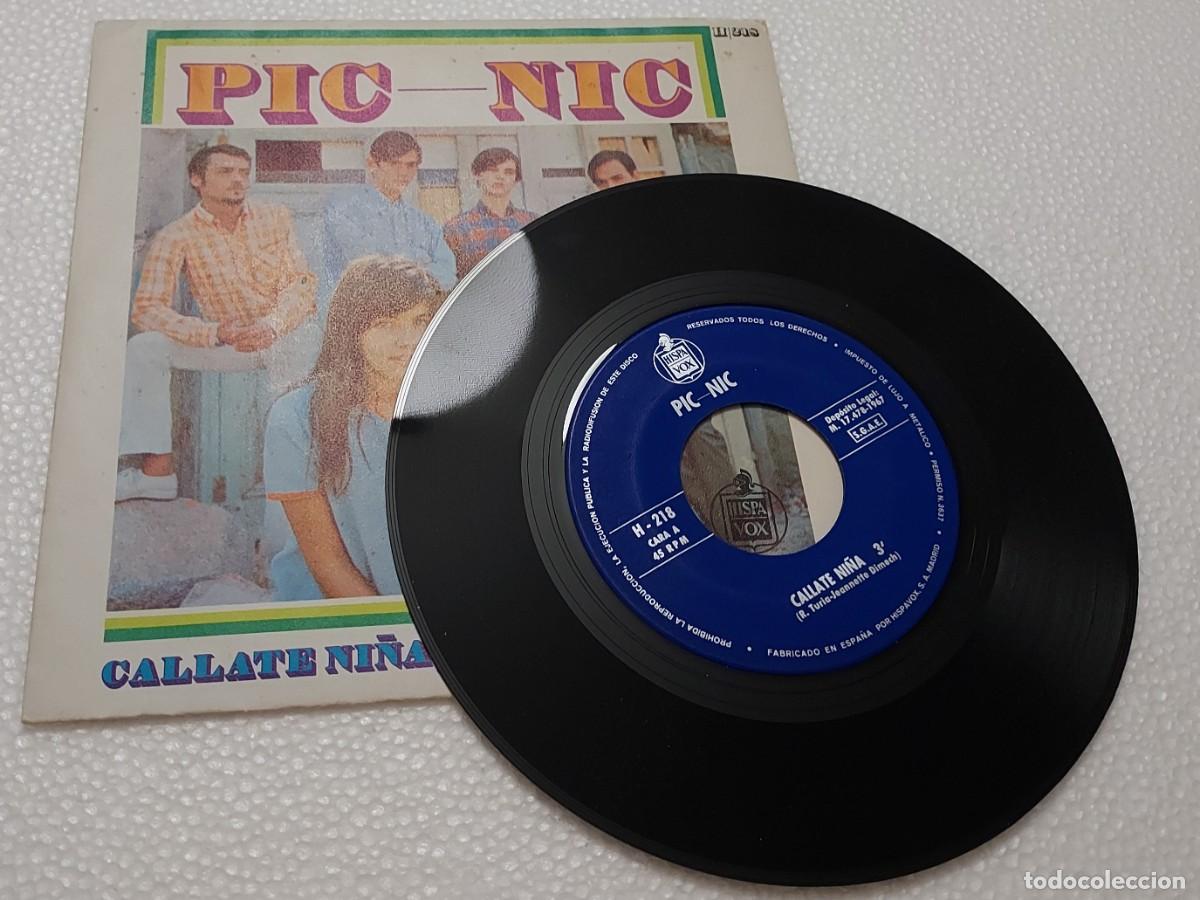 Discos de vinilo: PIC-NIC - CALLATE NI&Ntilde;A - SINGLE 1967 - Foto 3