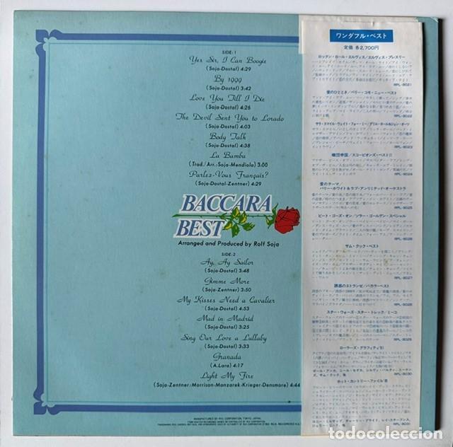 Discos de vinilo: Baccara LP vinilo japon&eacute;s Best insert + OBI - Foto 2