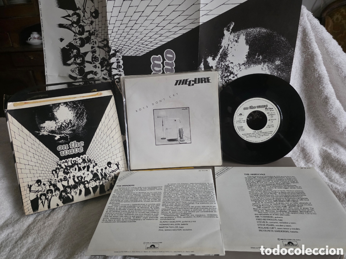 Discos de vinilo: BOX ON THE WAVE- THE CURE .....SPANISH EDITION - Foto 3
