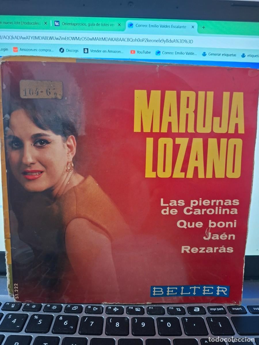 Discos de vinilo: MARUJA LOZANO - LAS PIERNAS DE CAROLINA - EP RARO DE VINILO