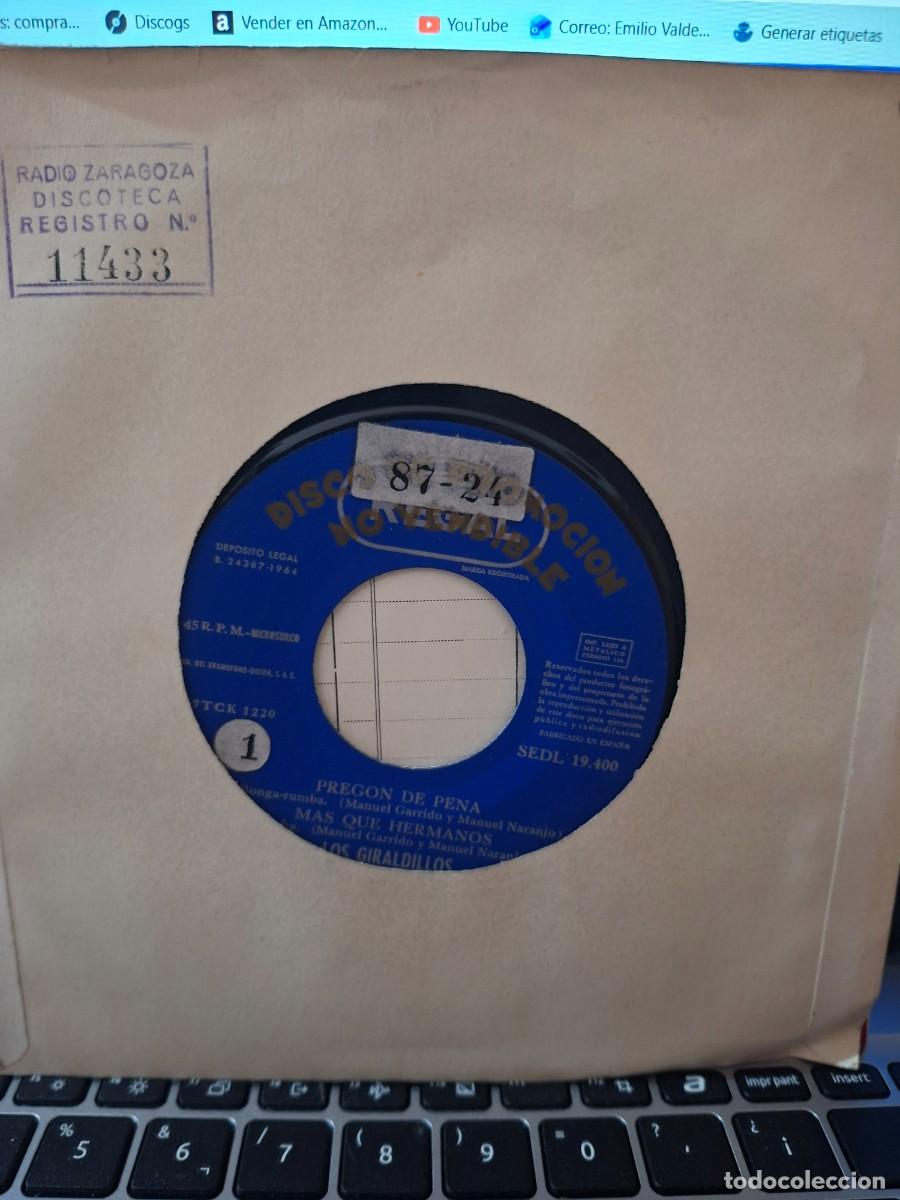 Discos de vinilo: LOS GIRALDILLOS - PREGON DE PENA - EP RARO DE VINILO PROMOCIONAL