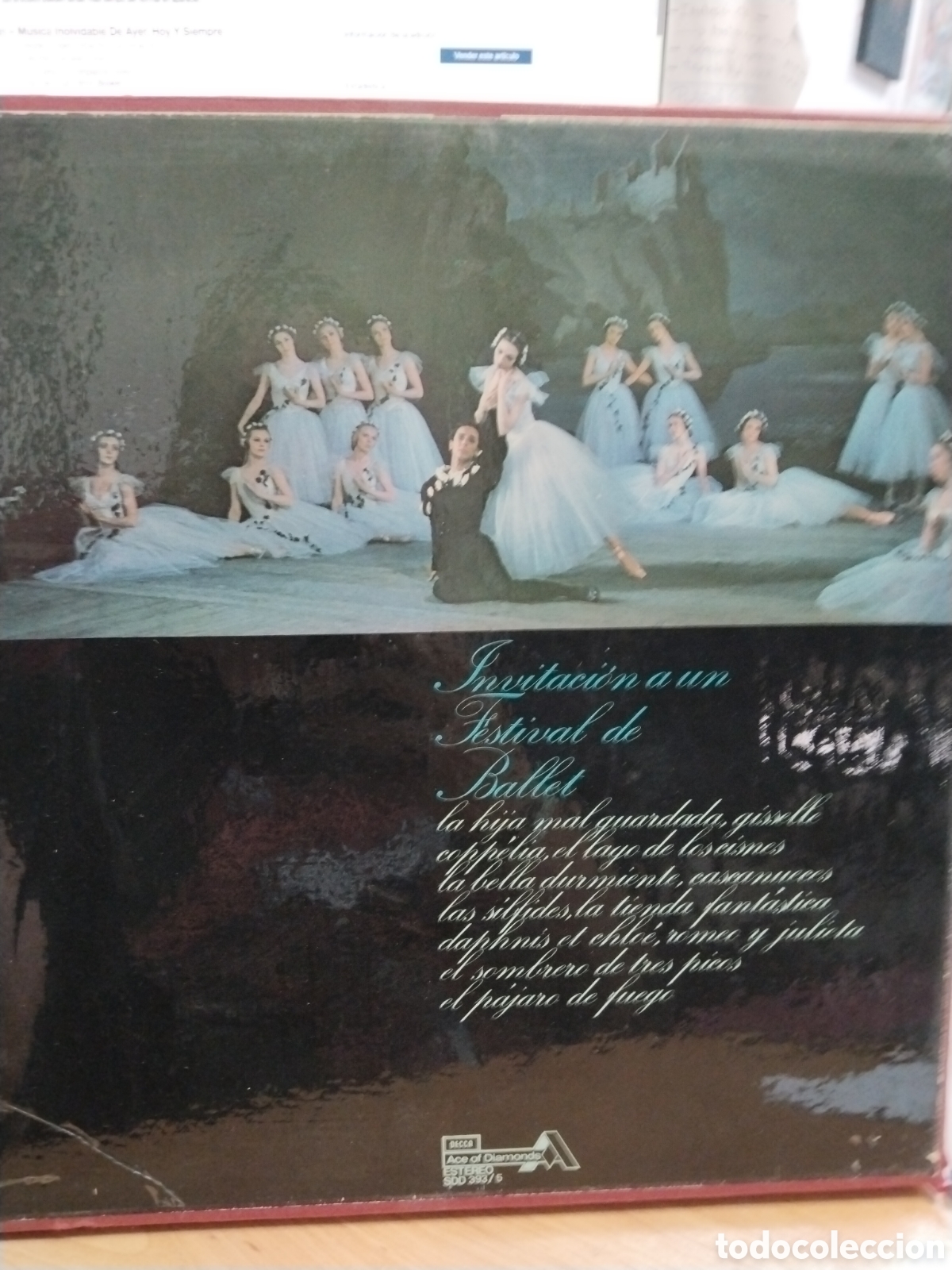 Discos de vinilo: Invitaci&oacute;n a un festival de ballet 3 Vilos box
