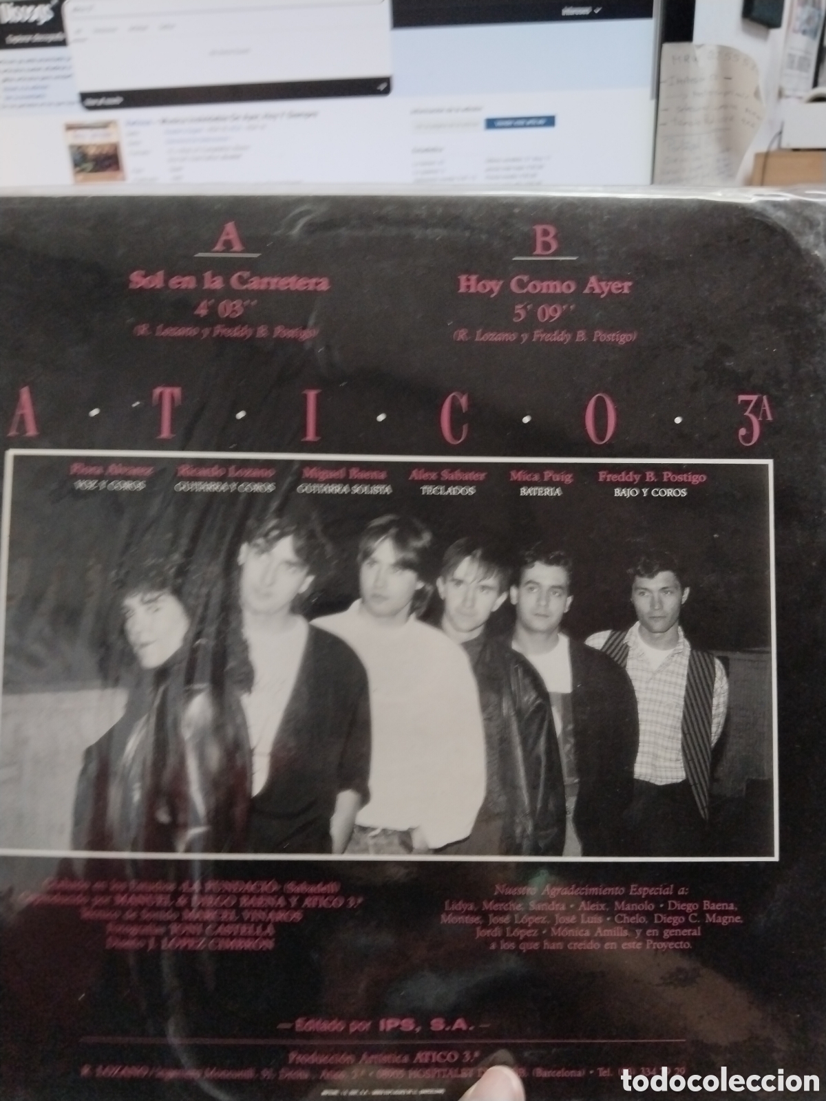 Discos de vinilo: &Aacute;tico 3 a- Maxi de dos temas - Foto 2