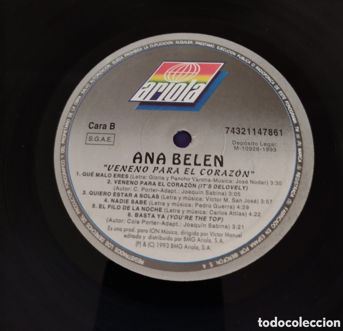Discos de vinilo: Ana Belen - veneno para el corazon - Foto 3