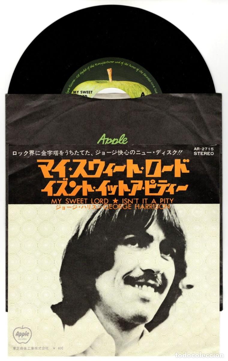 Discos de vinilo: GEORGE HARRISON My Sweet Lord 1970 Original Japan Single Apple AR-2715 Beatles vinilo Japon
