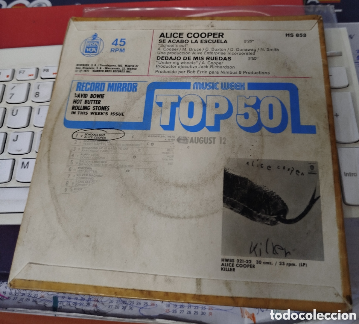 Discos de vinilo: Alice Cooper - Se Acab&oacute; La Escuela - Foto 2