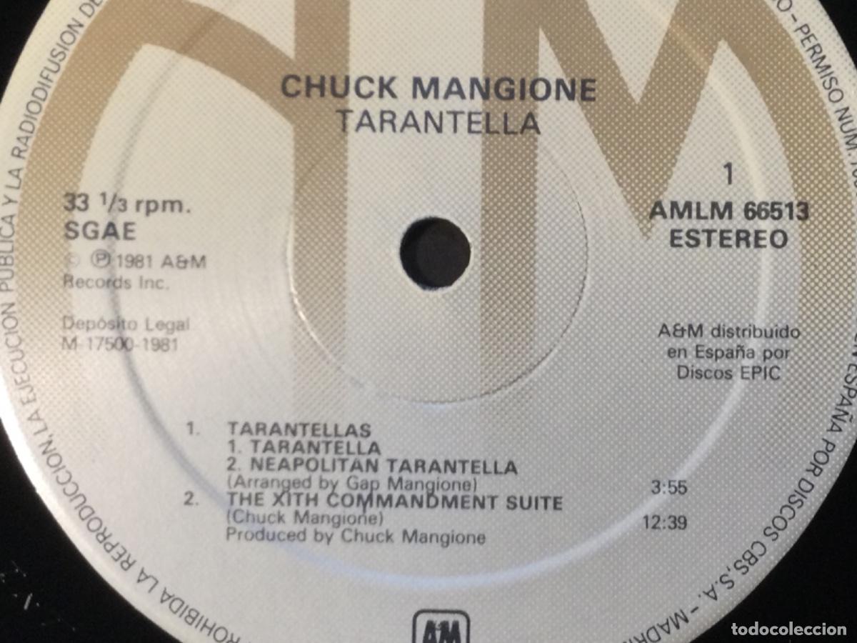 Discos de vinilo: CHUCK MANGIONE TARANTELLA DOBLE LP - Foto 3