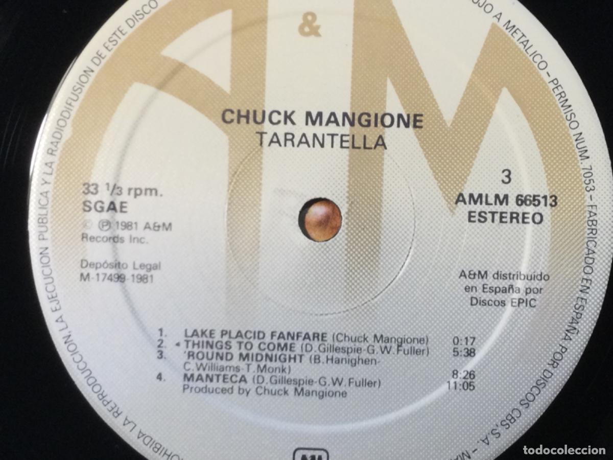 Discos de vinilo: CHUCK MANGIONE TARANTELLA DOBLE LP - Foto 4
