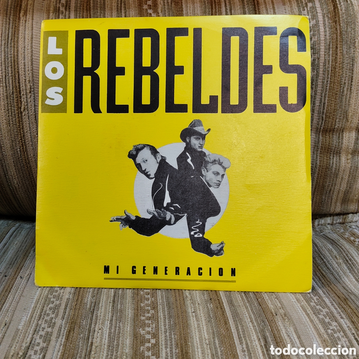 Discos de vinilo: Single 7&rdquo; Los Rebeldes Mi Generaci&oacute;n a&ntilde;o 1988 edita CBS