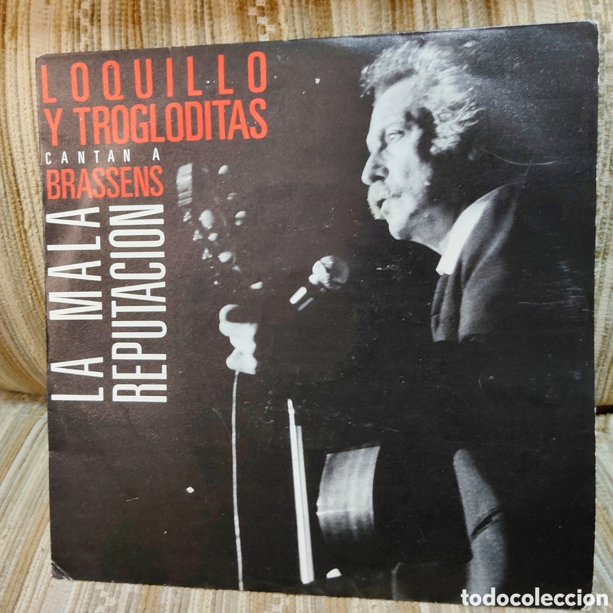 Discos de vinilo: Single 7 &rdquo; Loquillo y los trogloditas la mala reputaci&oacute;n la guerra civil a&ntilde;o 1988 edita hispavox