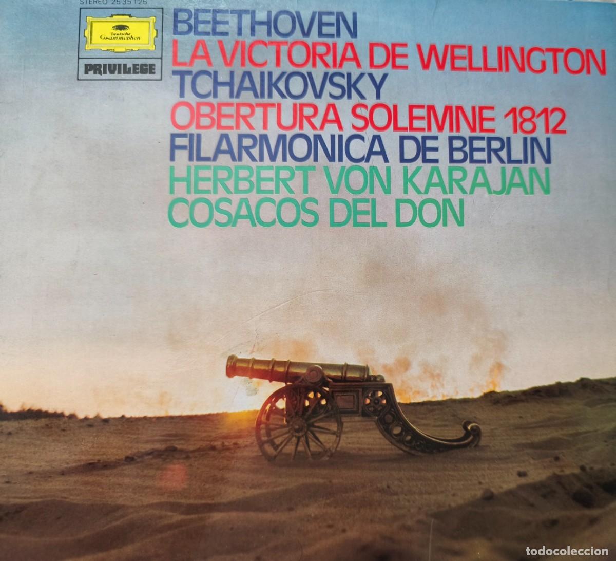 Discos de vinilo: Herbert von Karajan: Beethoven, Tchaikovsky