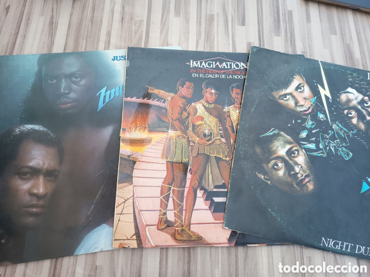 Discos de vinilo: Lote de 3 vinilos de Imagination ,2 Lp,s y 1 maxi-single