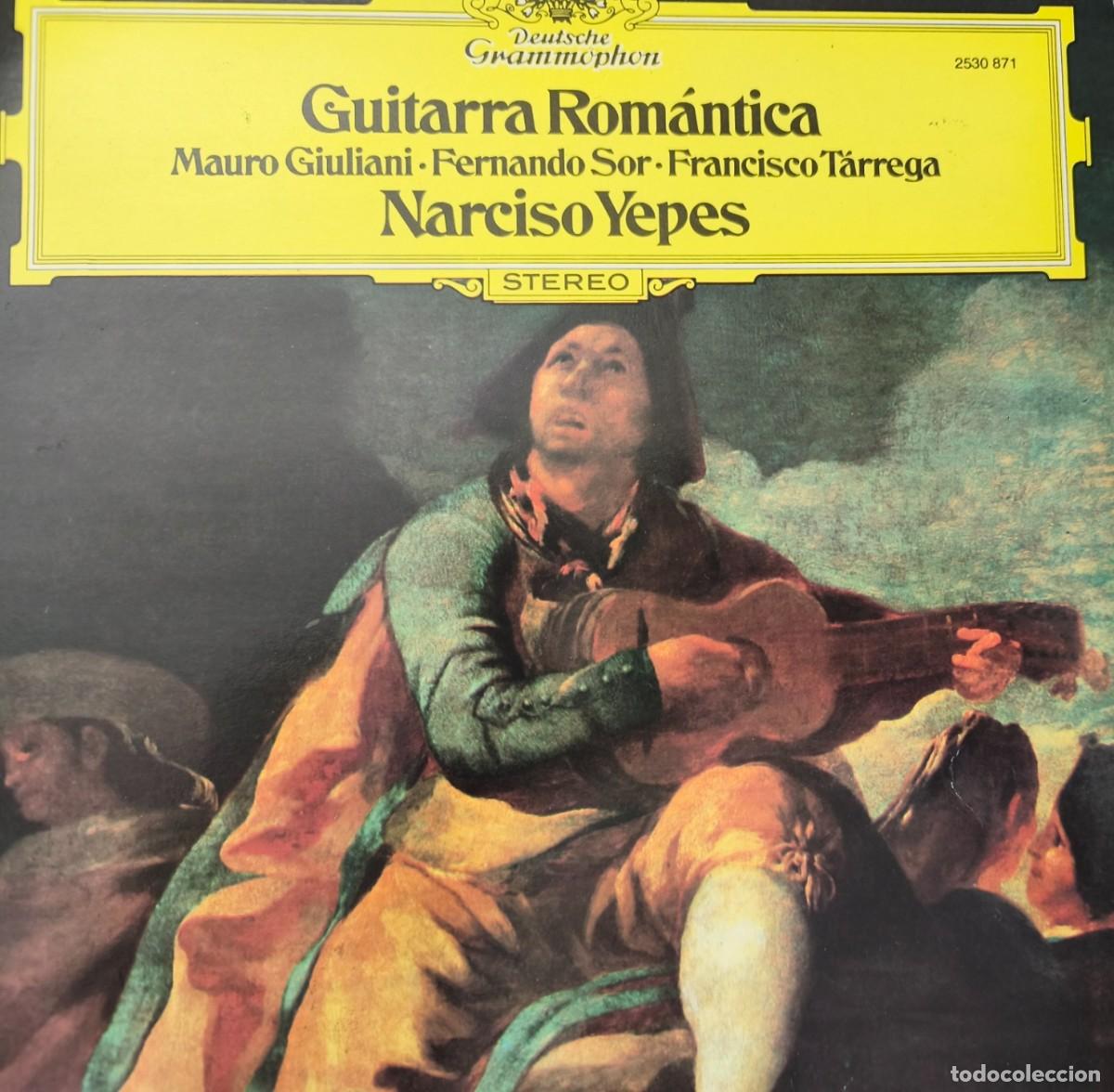 Discos de vinilo: Narciso Yepes: Guitarra Rom&aacute;ntica
