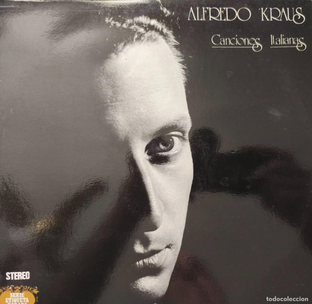 Discos de vinilo: Alfredo Kraus: Canciones Italianas