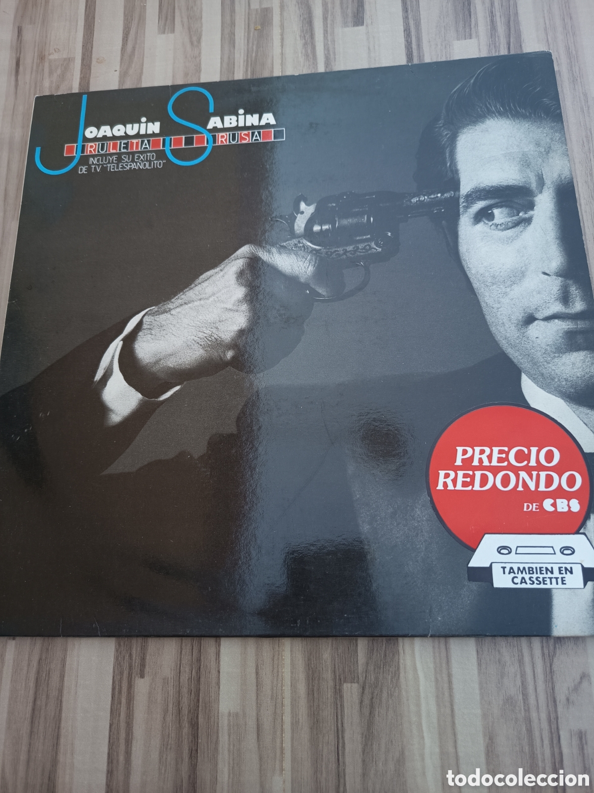 Discos de vinilo: Disco vinilo LP de Joaqu&iacute;n Sabina &rdquo; Ruleta Rusa &rdquo; , vinilo como nuevo