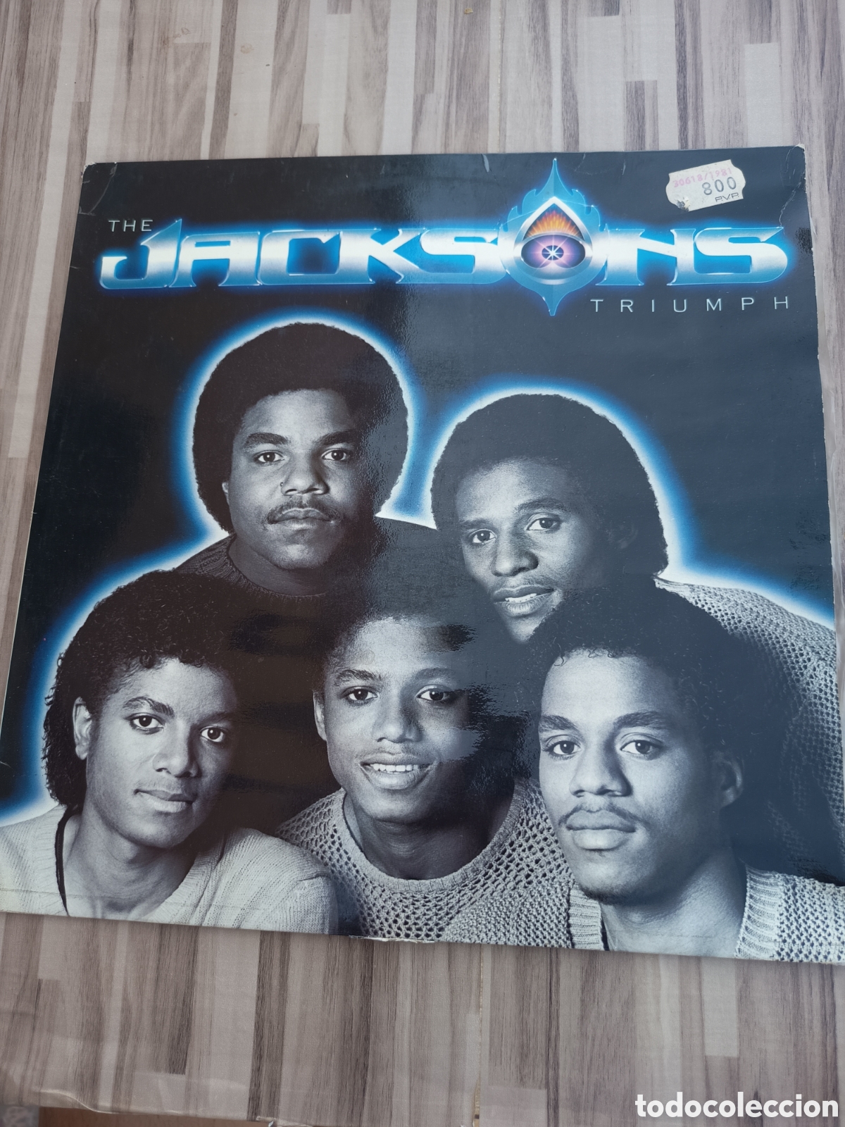 Discos de vinilo: Disco vinilo LP de The Jacksons &rdquo; Triumph &rdquo; , Primera edici&oacute;n espa&ntilde;ola de 1980