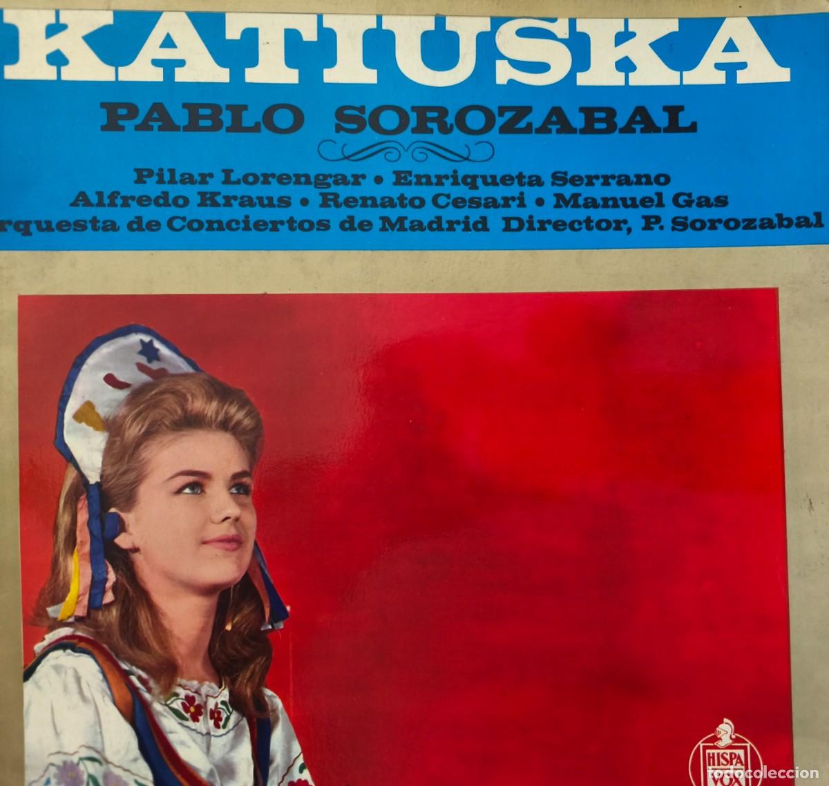 Discos de vinilo: Katiuska, la mujer rusa (Pablo Soroz&aacute;bal)