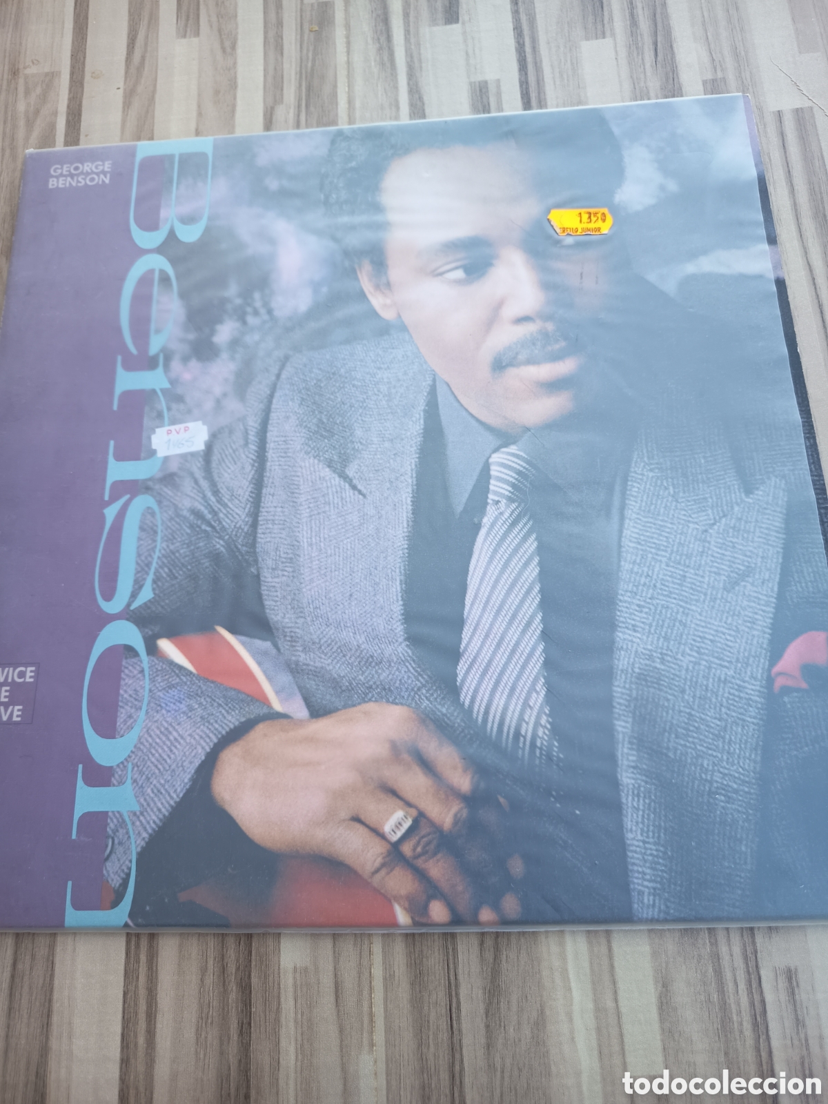 Discos de vinilo: Disco vinilo LP de George Benson &rdquo; Twice The LOVE &rdquo; primera edici&oacute;n espa&ntilde;ola de 1988