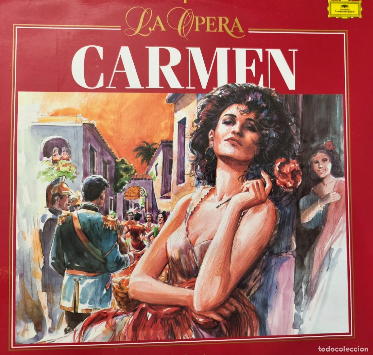 Vinyl records: Georges Bizet: Carmen + libreto