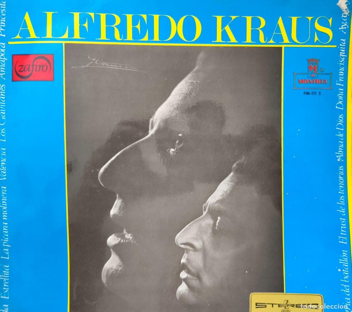 Discos de vinilo: Alfredo Kraus: Canciones, piezas populares, grandes romanzas de zarzuela