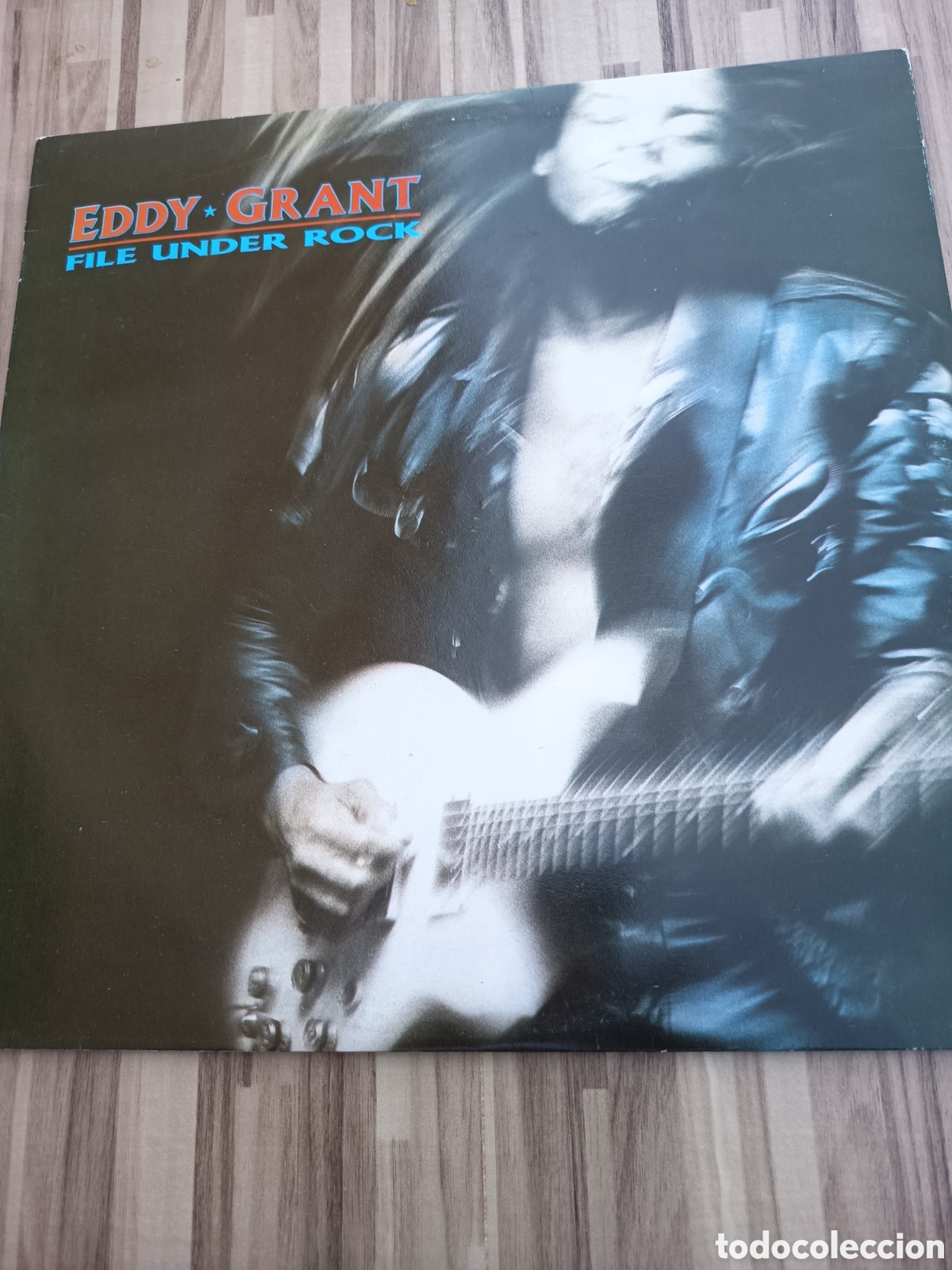 Discos de vinilo: Disco vinilo LP de Eddy Grant &rdquo; File Under Rock &rdquo; primera edici&oacute;n espa&ntilde;ola de 1988