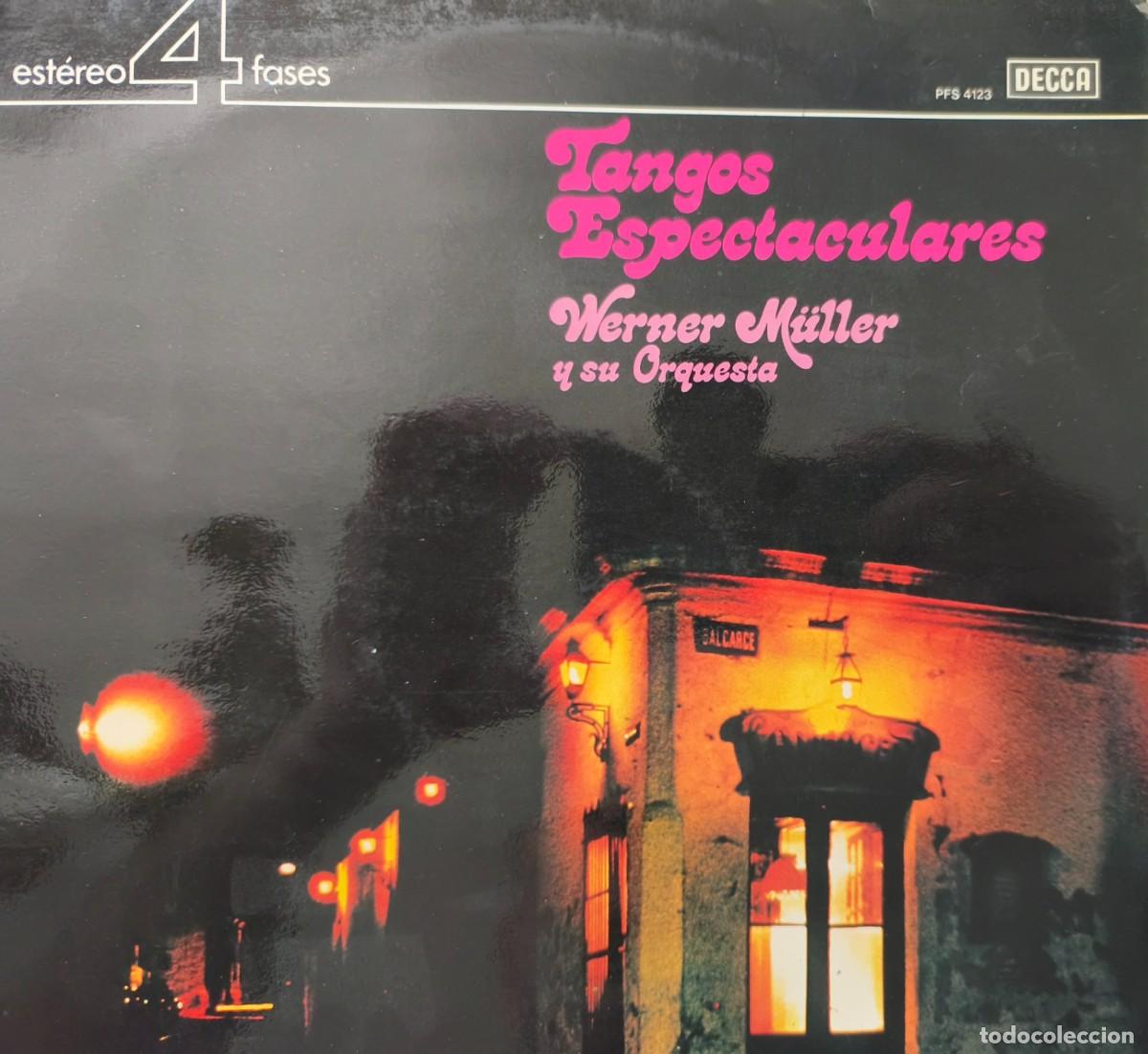 Discos de vinilo: Werner M&uuml;ller y su Orquesta: Tangos Espectaculares