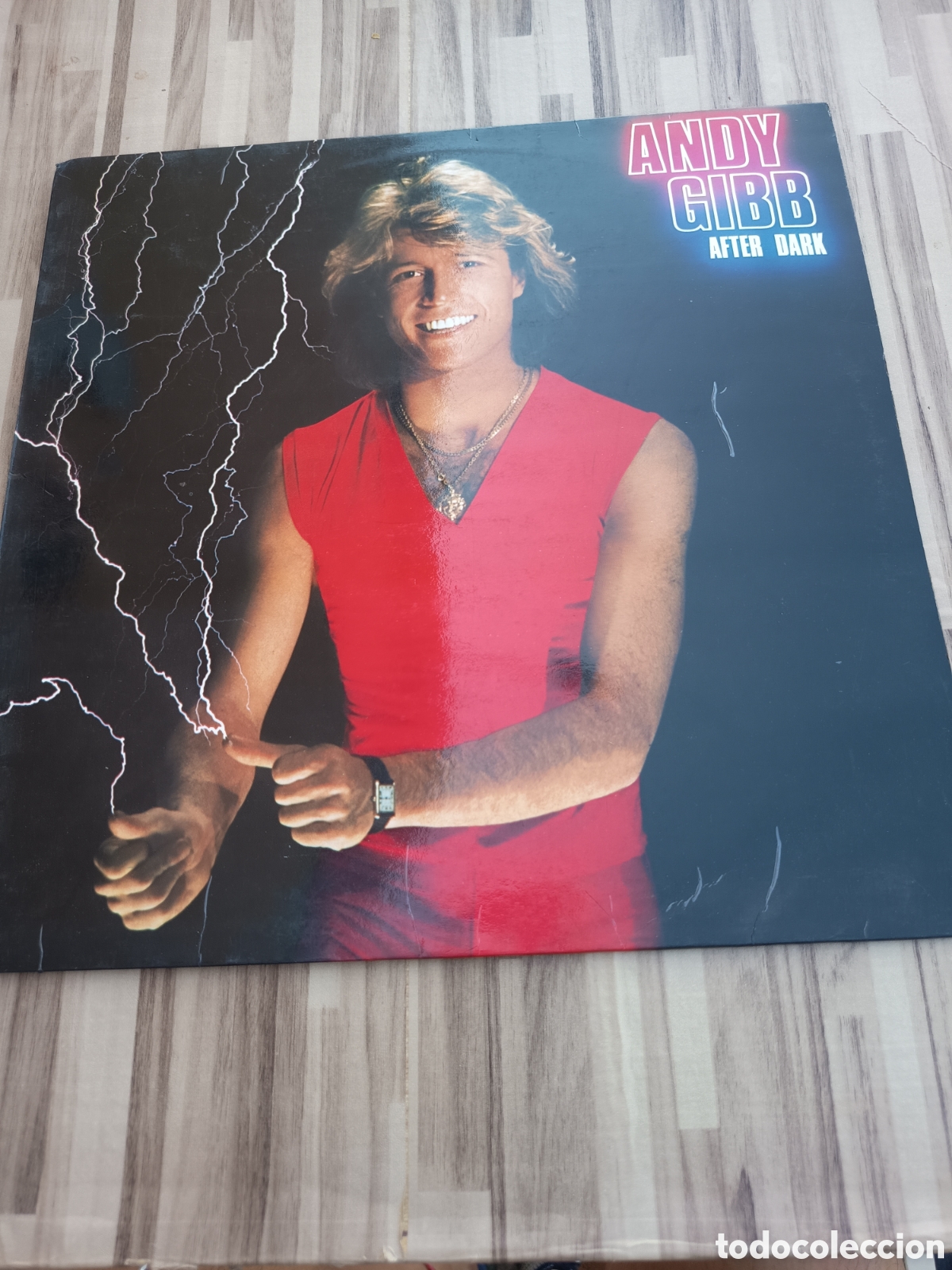 Discos de vinilo: Disco vinilo LP de Andy Gibb &rdquo; After Dark &rdquo; primera edici&oacute;n espa&ntilde;ola de 1980