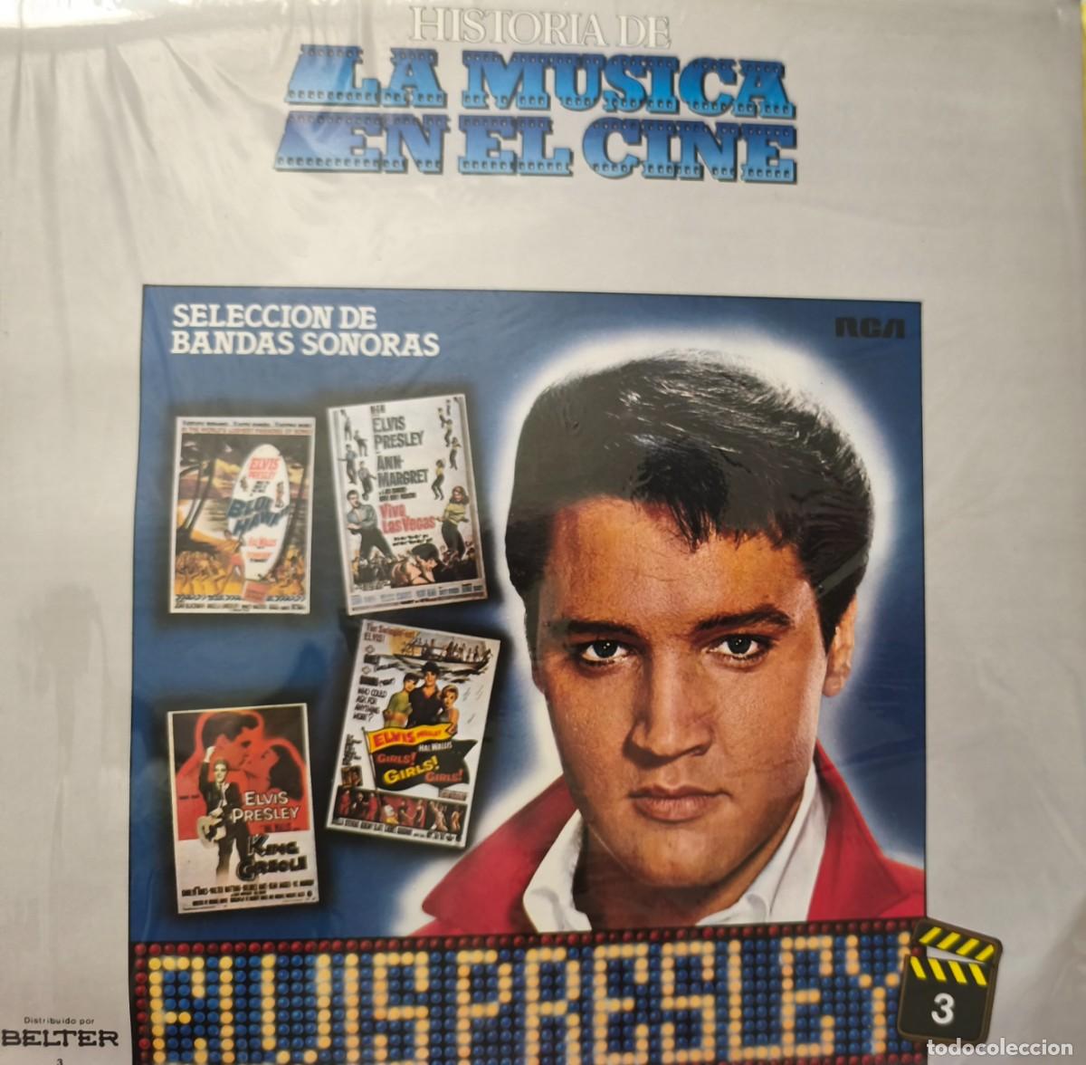 Discos de vinilo: Historia de la M&uacute;sica en el Cine (Volumen 3): Elvis Presley + fasc&iacute;culo (Precintado)