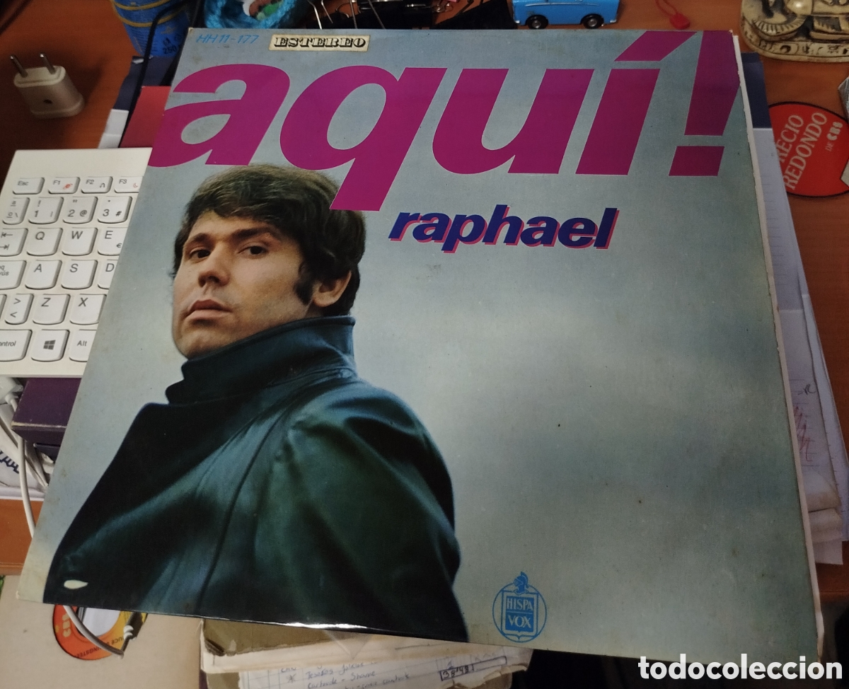 Discos de vinilo: Raphael - Aqu&iacute;!. HispaVox