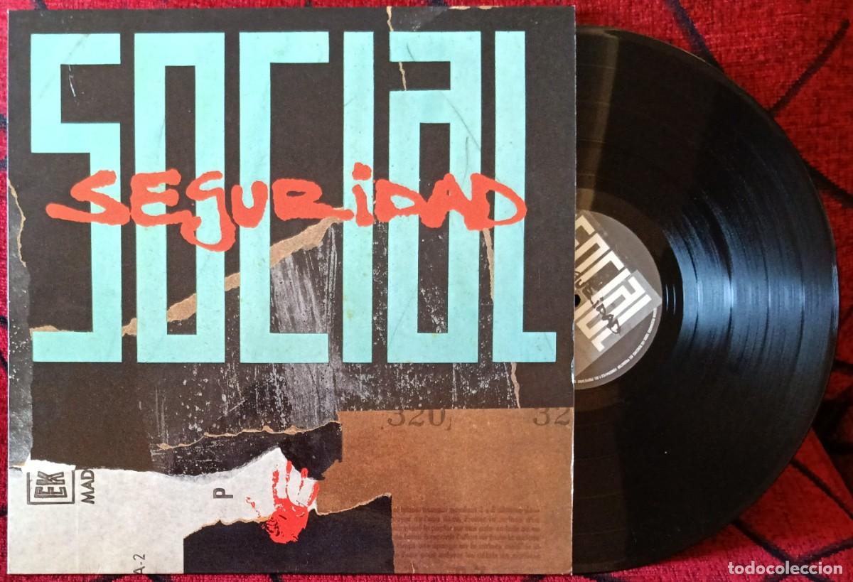 Discos de vinilo: SEGURIDAD SOCIAL ** Vino, Tabaco Y Caramelos ** VINILO LP REEDICION 1990