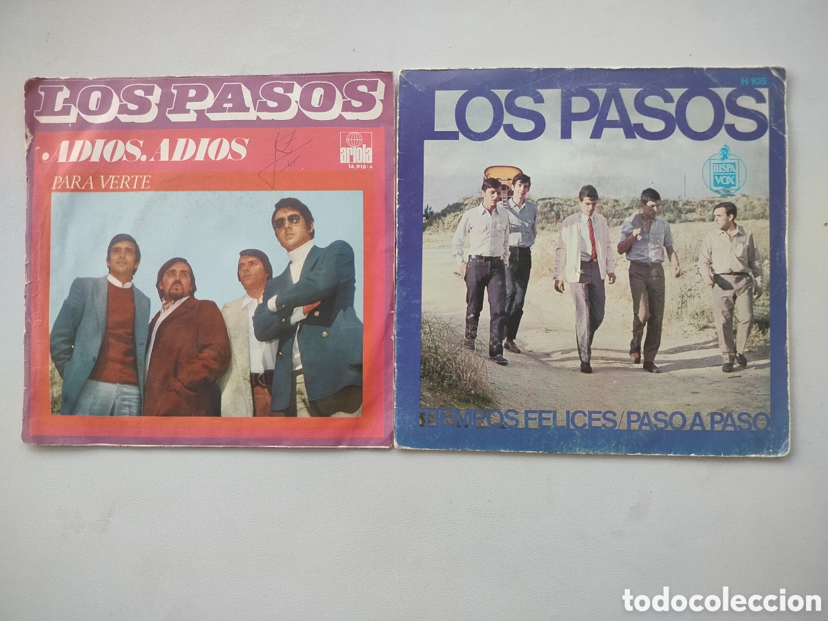 Discos de vinilo: Los Pasos 2xSingles 67/71