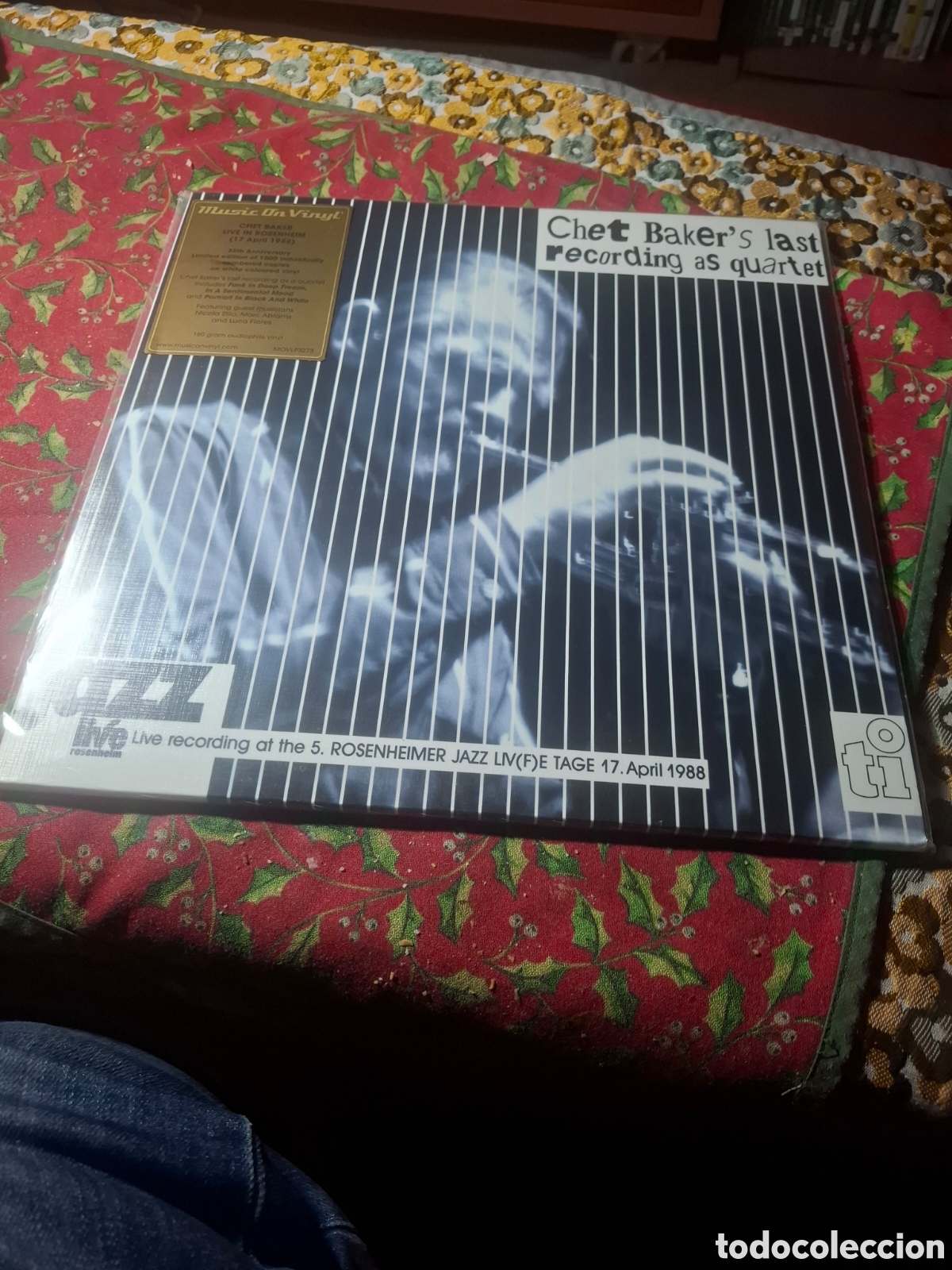 Discos de vinilo: Chet Baker's Last Recording As Quartet. Ed limitada 1500 ejemplares 2lp