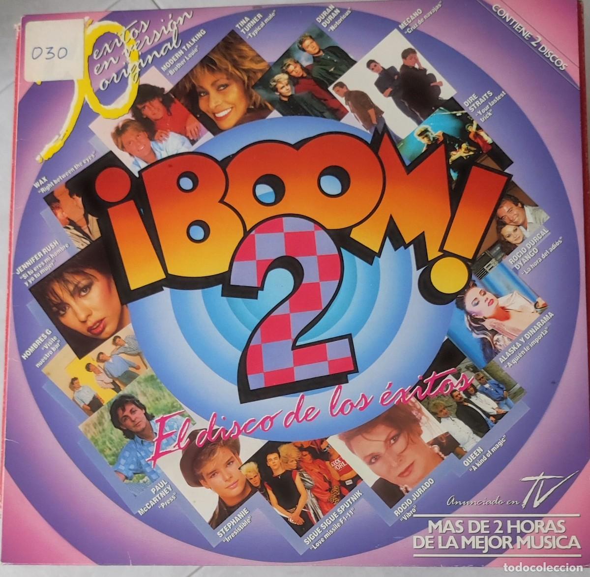 Discos de vinilo: &iexcl;Boom! 2 &ndash; El disco de los &eacute;xitos (1986, EMI &ndash; 166 2612253 / 166 2612263)