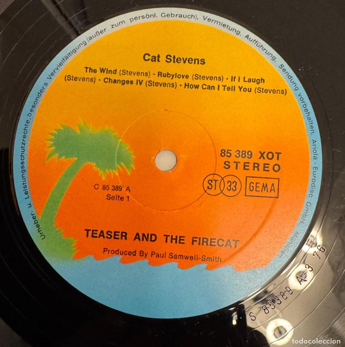 Discos de vinilo: cat stevens 33t teaser and the firecat EX EX - Foto 5