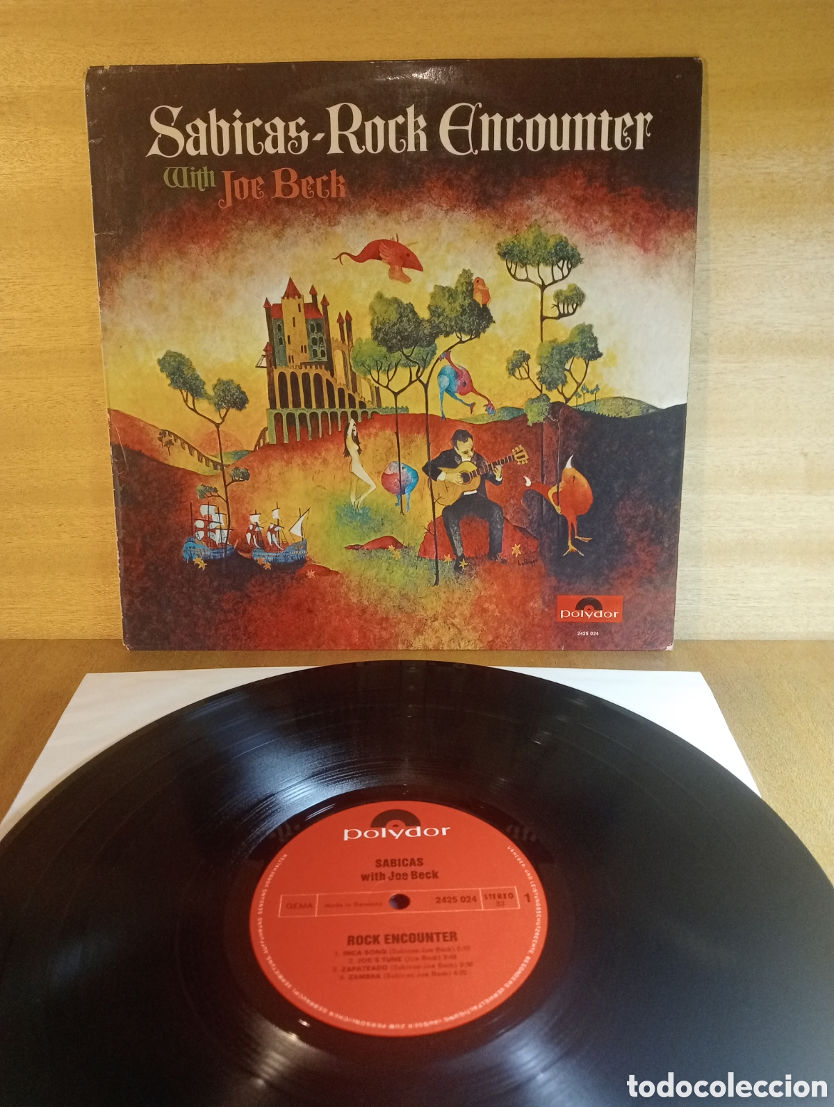 Discos de vinilo: Sabicas with Joe Beck. Rock Encounter.