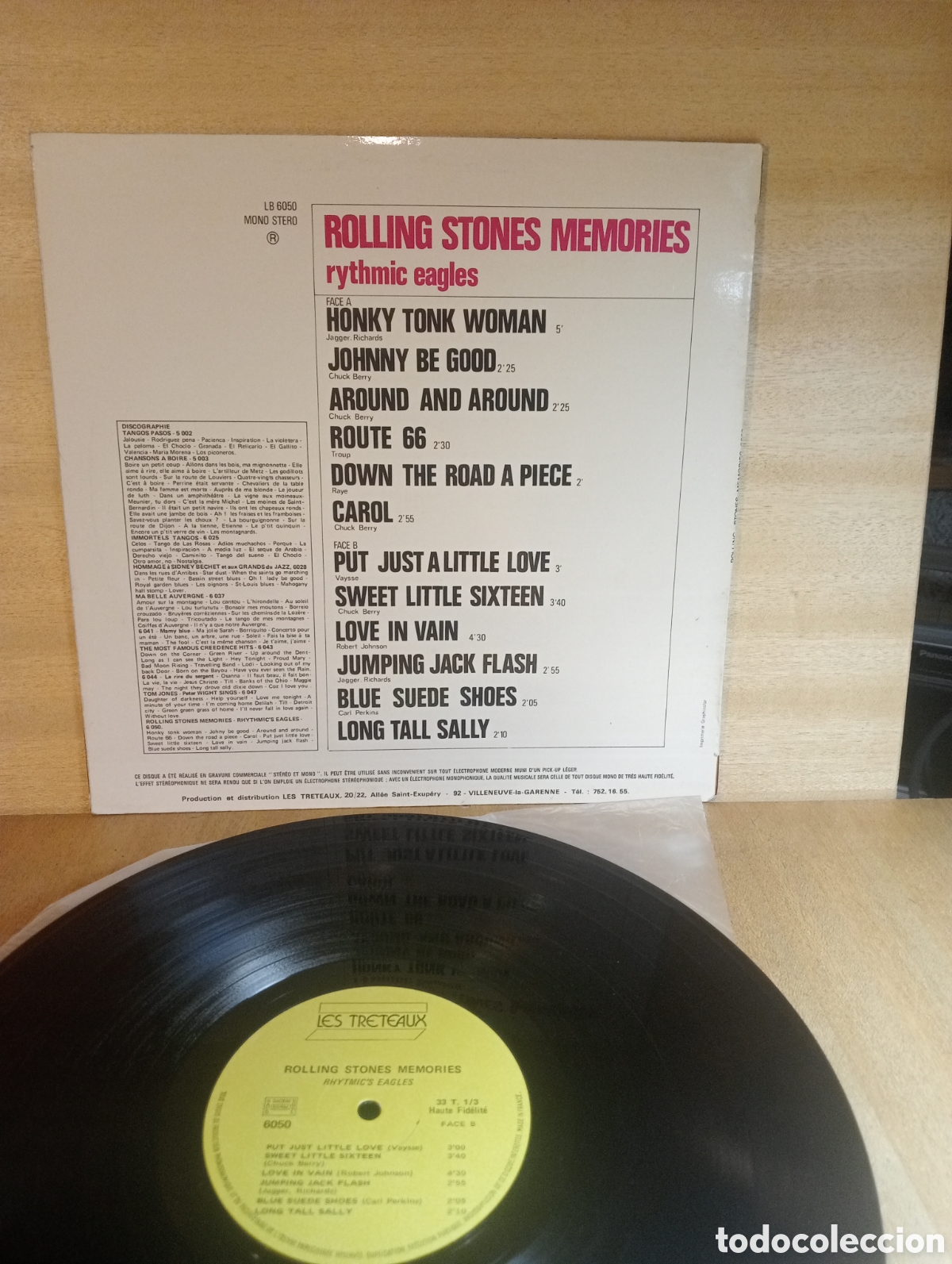 Discos de vinilo: Rolling Stones Memories by The Rythmic Eagles. - Foto 2