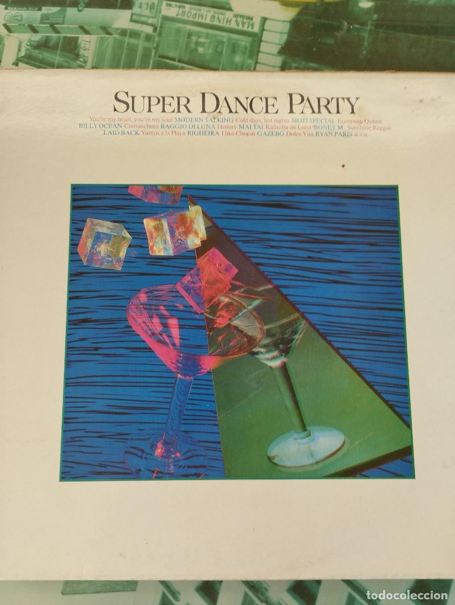Discos de vinilo: SUPER DANCE PARTY - MODERN TALKING, RIGHEIRA, GAZEBO, RYAN PARIS, ETC.